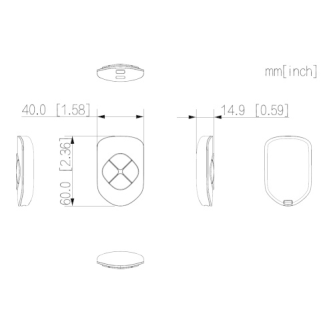 Dahua - ARA24-W2(868) - Alarm - Fernbedienung, - Fernbedienung 868MHz-Beschreibung lesen