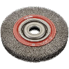 9902554461 - Cepillo circular acero latonado alambre ondulado, agujero multieje ø0.30mm
