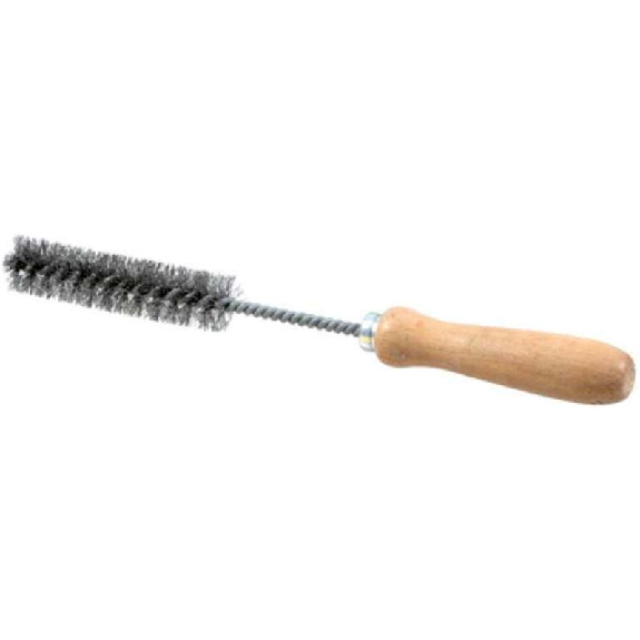 0002892215 - Brosse de nettoyage en acier avec poignée en bois et diamètre Ø 15 mm-Beschreibung lesen
