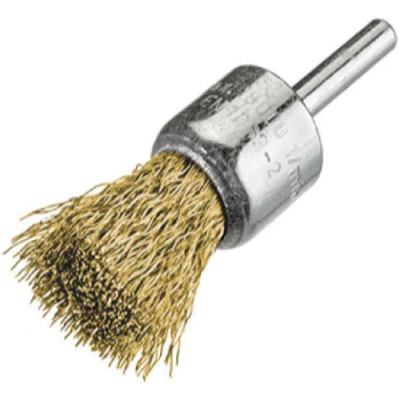 2008509062 - Cepillo pincel acero latonado con vástago de 6mm y filamento de ø 0.30mm-Leer más