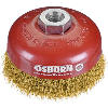 0002613163 - Cepillo taza acero de alambre ondulado, tuerca M14, ø 0.30mm (80x30)