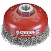 0002613163 - Cepillo taza acero de alambre ondulado, tuerca M14, ø 0.30mm (80x30)