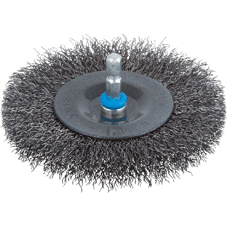 1 cepillo de disco de alambre de acero vást. hexagonal Ø 100 x 10 mm-Leer más