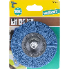 1 cepillo de disco de alambre de nylon suave   100 x 10 mm