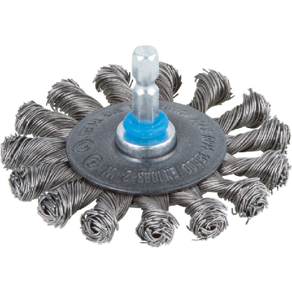 1 cepillo de disco de alambre de acero vást. hexagonal Ø 75 x 15 mm-Leer más