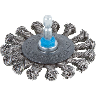 1 cepillo de disco de alambre de acero vást. hexagonal Ø 75 x 15 mm-Leer más