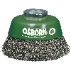 2008613062 - Cepillo taza acero latonado de alambre ondulado, tuerca M14, ø 0.30mm (75x