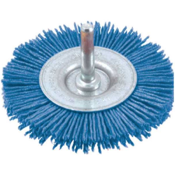 7182600591 - Cepillo circular filamento abrasivo con vástago de 6mm,ø0.90mm (100x10x23)-Leer más