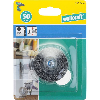 1 cepillo de disco de alambre de acero vást. hexagonal Ø 50 x 8 mm