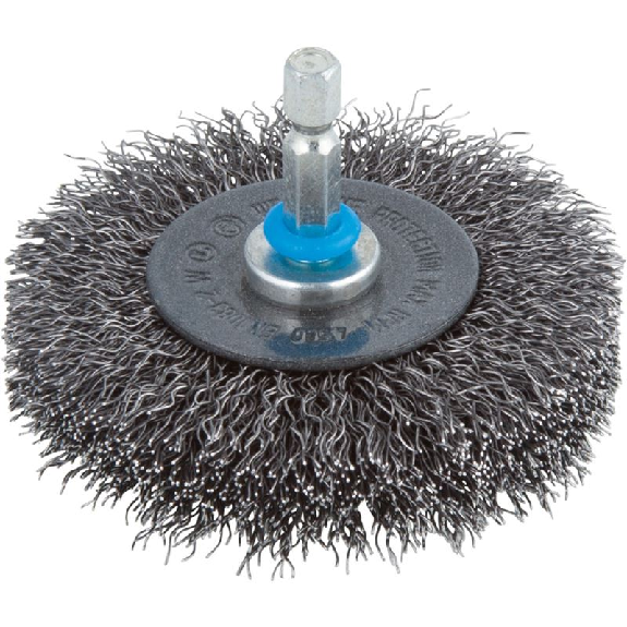 1 cepillo de disco de alambre de acero vást. hexagonal Ø 75 x 16 mm-Leer más
