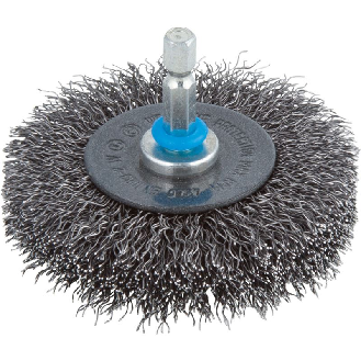 1 cepillo de disco de alambre de acero vást. hexagonal Ø 75 x 16 mm-Leer más