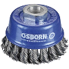 0002608351 - Cepillo taza inox de alambre trenzado, tuerca M14, ø 0.50mm (65x20)
