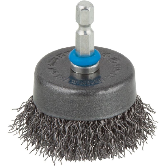 1 pinceau en tas de fil en acier, vaste. Hexagonal, Ø 50 mm-Beschreibung lesen