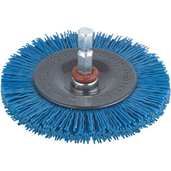 1 cepillo de disco de alambre de nylon suave   75 x 10 mm-Leer más
