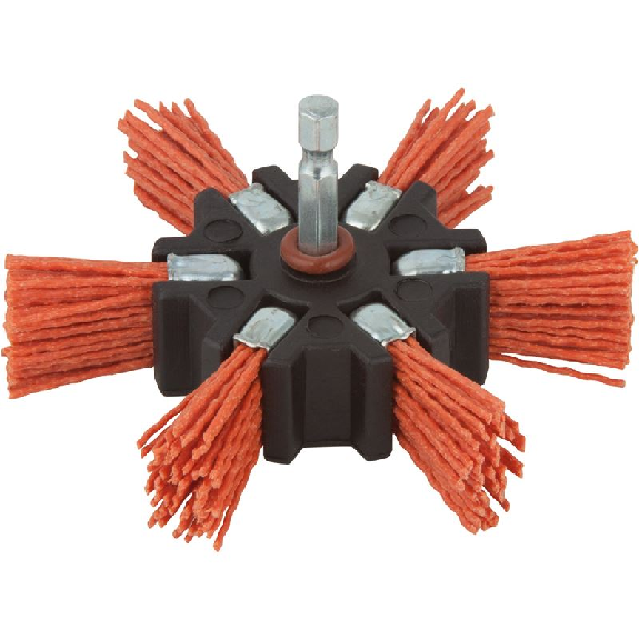 1 pinceau de ventilateur de fil Nylon Vást. hexagonal Ø 100 x 20 mm-Beschreibung lesen