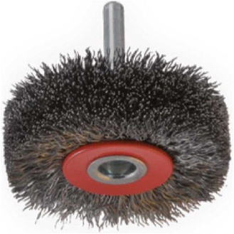 0002503142 - Cepillo circular acero de alambre ondulado, vástago de 6mm, ø 0.20mm (40x1-Leer más