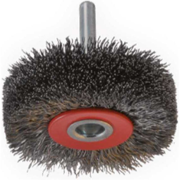 0002503142 - Cepillo circular acero de alambre ondulado, vástago de 6mm, ø 0.20mm (40x1-Leer más