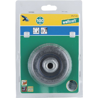 1 cepillo de copa de alambre de acero, WS M14   100 mm-Leer más