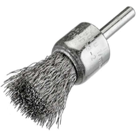 2509563 Pinselbürste  D. 25 mm Drahtstärke 0,3 mm Messing 18000 min-¹-Beschreibung lesen