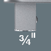 Llave de cuadradillo 7783 E 14x18mm Durchsteckvierkant 3/4 -
