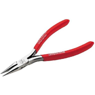 Alicate electrónica semiredonda boca recta y curva 115 - 021C-72-115 --Leer más