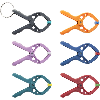 1 juego de mini-pinzas con resorte microfix de 7 piezas