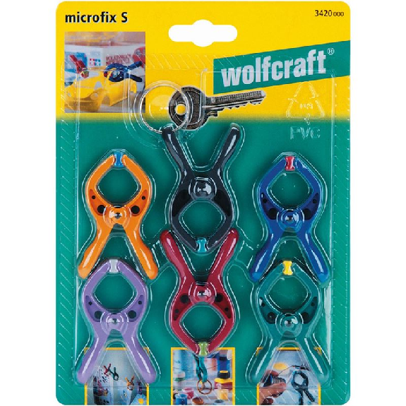 1 juego de mini-pinzas con resorte microfix de 7 piezas-Leer más