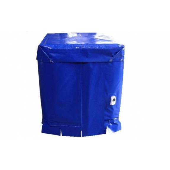 Réchauffeur pour cuve IBC 1000 L, IP54 1400W avec couvercle calorifugé-Lire la description