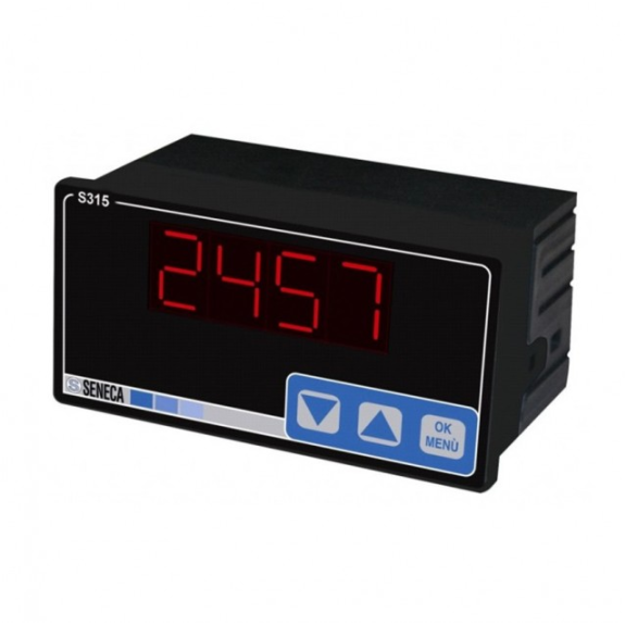 Indicatore loop powered a 4 cifre, ingresso 4..20 mA, S315-Leggi tutto