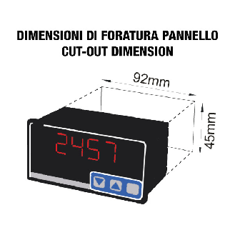 Indicatore ad alta precisione a 4 cifre con ingresso analogico I/V, S311AK-Leggi tutto