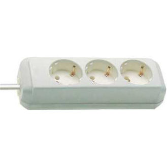 Base de tomas múltiples Eco-Line blanca 3 tomas y 5 m de cable-Leer más
