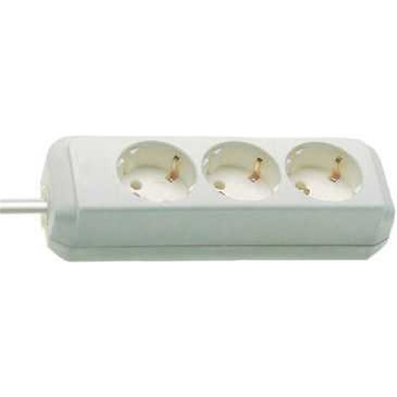 Base de tomas múltiples Eco-Line blanca 3 tomas y 5 m de cable Base de tomas múltiples Eco-Line blanca 3 tomas y 5 m de cable-Leer más