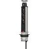 Base de tomas múltiples retráctil para mesas Tower Power con puertos USB 3 + 2 USB