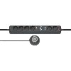 Base de tomas múltiples Eco-Line Comfort Switch Plus con interruptor mano/pie 6