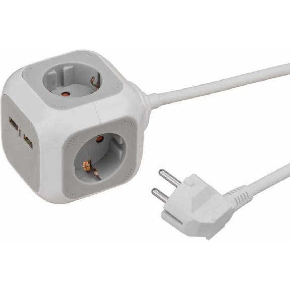 Alea-Power Multiple Thief avec 2 ports USB USB 4 + 2-Leggi tutto