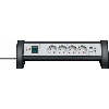 Base de tomas múltiples Premium-Office-Line para sobremesa con puertos USB 4 + 2 USB
