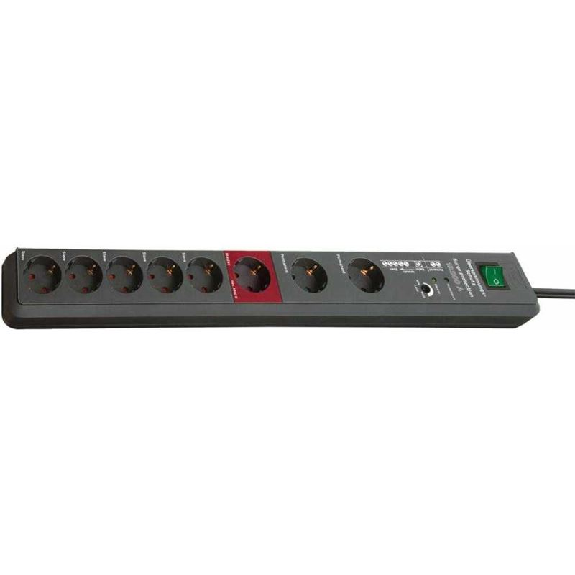 Base de tomas múltiples Secure-Tec con protección y función Master/Seguidor 2 tomas-Leer más