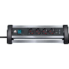 Base de tomas múltiples Alu-Office-Line para sobremesa con puertos USB 4 + 2 USB