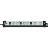 Base de tomas múltiples Premium-Line Technics disposición especial de los enchufes 6