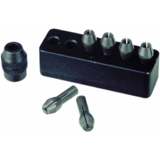 Proxxon MICROMOT-Stahlspannzangen, 6 Stck von 1 bis 3,2 mm, mit Halter-Beschreibung lesen