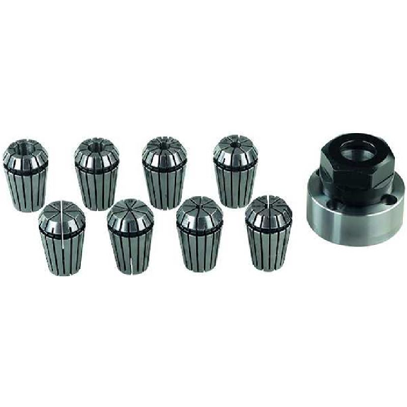 Set de pinzas porta-piezas para torno PD 250/E-Leer más