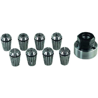 Set de pinzas porta-piezas para torno PD 250/E-Leer más