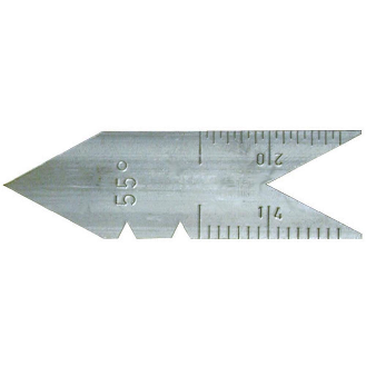 Calibre de filetage, Option: Angle 60°-Lire la description