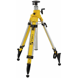 Stabila Kurbelsulen-Baustativ BST-K-L, fr Laser und Nivelliergerte, Hhe: 98220 cm, 5/8"-Gewindeschraube-Beschreibung lesen