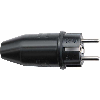 Clavija Schucko de caucho 230V/16A para exteriores