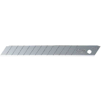 AB-50S - Pack de 50 cuchillas troceables 9mm acero inoxidable plateadas-Leer más
