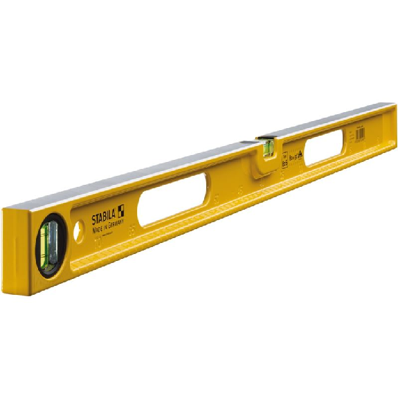 Stabila Wasserwaage Type 82 S, 80 cm, robustes Alu-Druckgussprofil, metrische-Beschreibung lesen