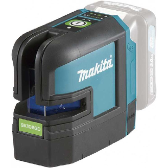 Nivel láser a batería 10.8 V con línea verde y 4 puntos-Leer más