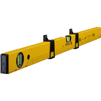 Stabila Wasserwaage Type 70 MAS, 80 cm, leichtes Alu-Profil, 2 Markierschieber-Beschreibung lesen