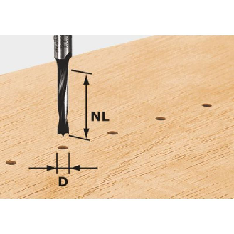 Broca para clavijas HW S8 D5/30 Z - 491066 --Leer más